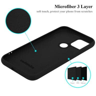Google PIXEL 5 Skal Fodral Case (Svart)