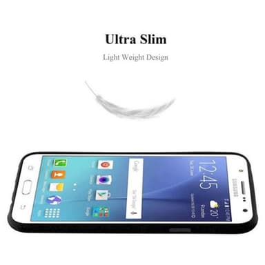 Skal Samsung Galaxy J7 2015 Fodral Case (Svart)