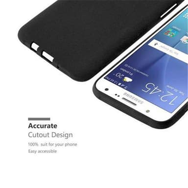 Skal Samsung Galaxy J7 2015 Fodral Case (Svart)