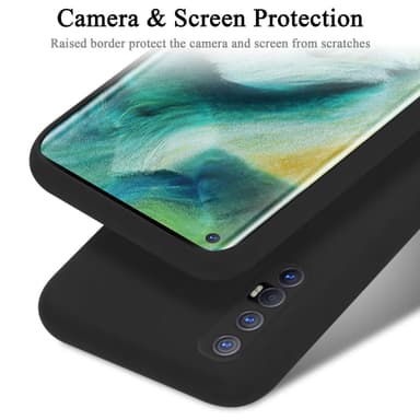 Oppo FIND X2 NEO Skal Fodral Case (Svart)