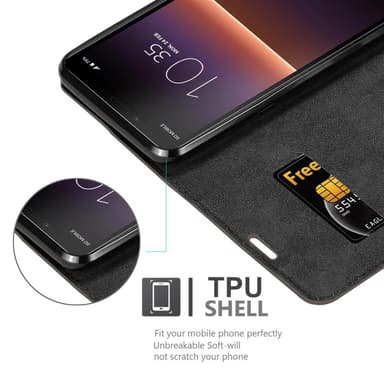 Sony Xperia 10 II Skal Fodral Case (Brun)
