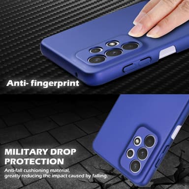 Samsung Galaxy A33 5G Skal Fodral Case (Blå)