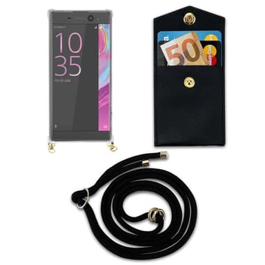 Sony Xperia XA Skal Fodral Kedja (Svart)