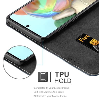 Samsung Galaxy A71 4G Skal Fodral Case (Blå)