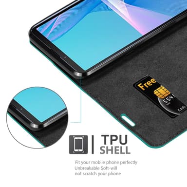 Sony Xperia 10 III Skal Fodral Case (Turkos)