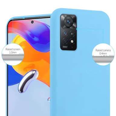 Skal Xiaomi RedMi NOTE 11 PRO 4G / 5G Fodral Case (Blå)