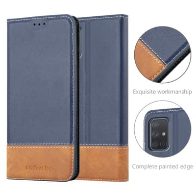 Samsung Galaxy A71 4G Skal Fodral Case (Blå)