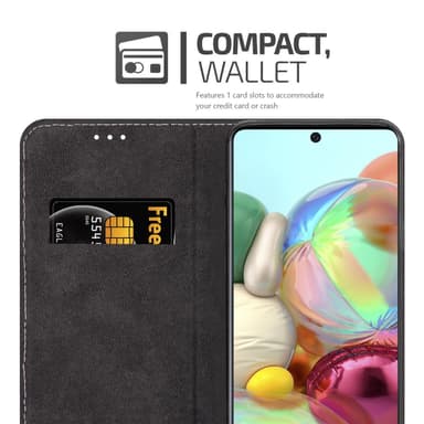 Samsung Galaxy A71 4G Skal Fodral Case (Blå)