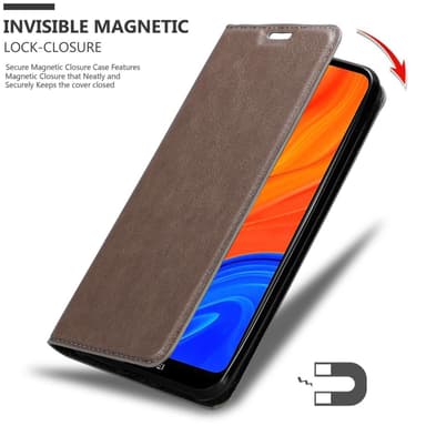 Huawei Y6S Skal Fodral Case (Brun)