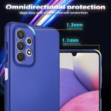 Samsung Galaxy A33 5G Skal Fodral Case (Blå)