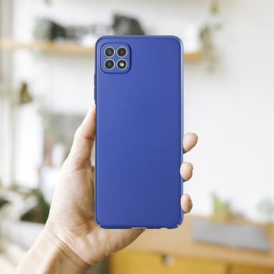 Samsung Galaxy A22 5G Skal Fodral Case (Blå)