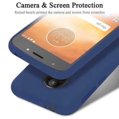 Motorola MOTO E5 PLAY GO Skal Fodral Case (Blå)