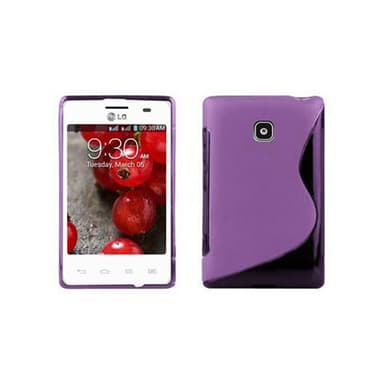 LG L3 II (1. SIM) Skal Fodral Case (Lila)