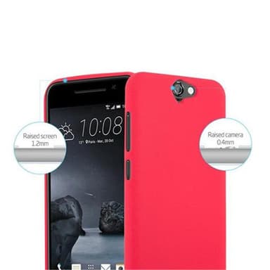Skal HTC ONE A9 Fodral Case (Röd)