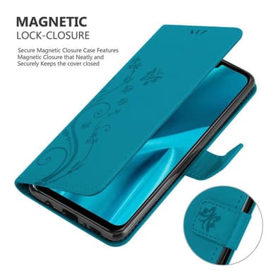 Huawei Y9 2019 Plånboksfodral Skal (Blå)