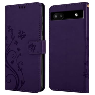Google PIXEL 6A Plånboksfodral Skal (Lila)