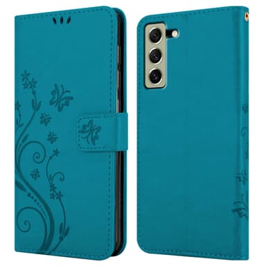 Samsung Galaxy S21 FE Plånboksfodral Skal (Blå)
