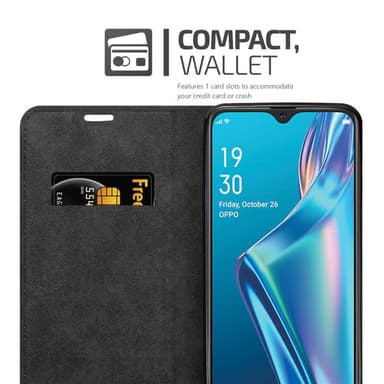 Oppo A12 Skal Fodral Case (Brun)