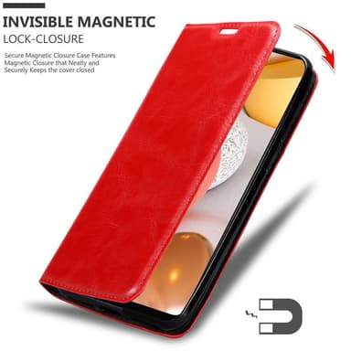 Samsung Galaxy A42 4G Skal Fodral Case (Röd)