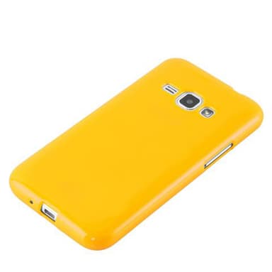 Samsung Galaxy J1 2015 Skal Fodral Case (Gul)