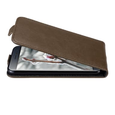 Asus ZenFone 3 (5.2 tum) Flipfodral Skal (Brun)