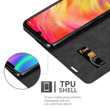 Xiaomi RedMi NOTE 7 Skal Fodral Case (Svart)