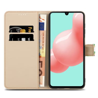 Samsung Galaxy A41 Plånboksfodral Skal (Grön)