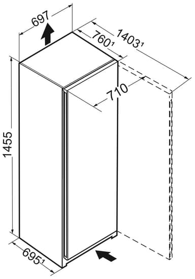 Liebherr Frysskåp FNc 6625-22 001 (vit)