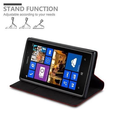 Nokia Lumia 925 Skal Fodral Case (Röd)