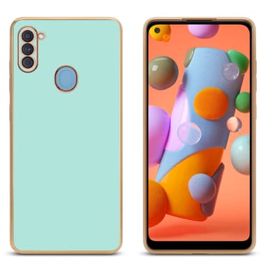 Samsung Galaxy A11 / M11 Skal Fodral Case (Grön)