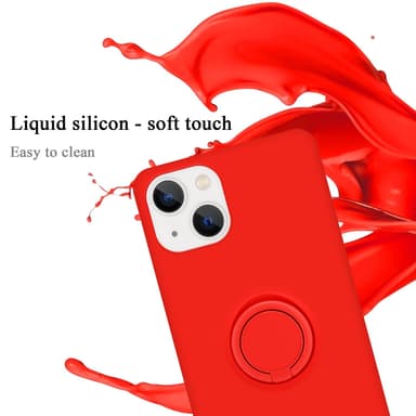 Skal iPhone 14 Fodral Case (Röd)