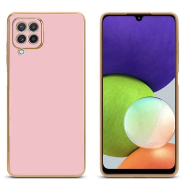 Samsung Galaxy M22 / M32 4G Skal Fodral Case (Rosa)