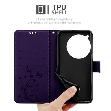 OnePlus 12 Plånboksfodral Skal (Lila)
