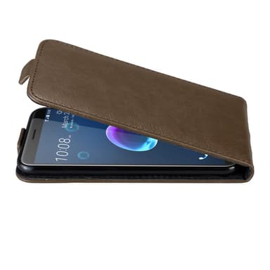 HTC Desire 12 Flipfodral Skal (Brun)