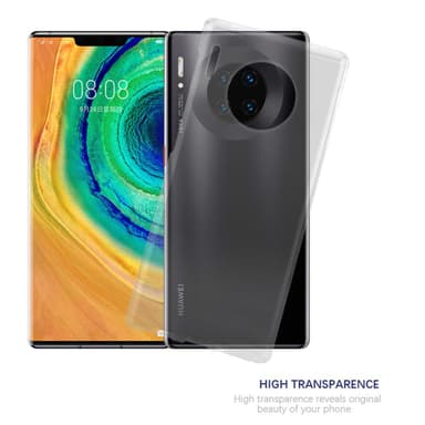 Huawei MATE 30 PRO Skal Fodral Case (Transparent)