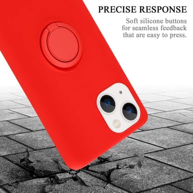 Skal iPhone 14 Fodral Case (Röd)