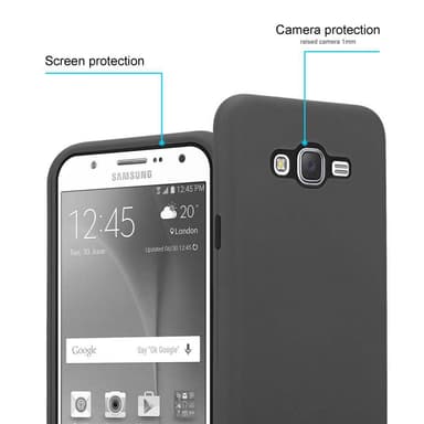 Samsung Galaxy J7 2015 Skal Fodral Case (Grå)
