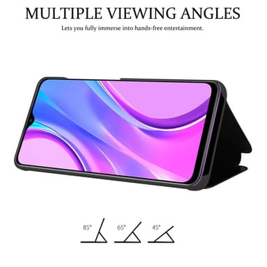 Xiaomi RedMi 9 Plånboksfodral Skal (Svart)