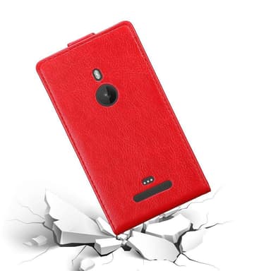 Nokia Lumia 925 Flipfodral Skal (Röd)