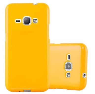 Samsung Galaxy J1 2015 Skal Fodral Case (Gul)