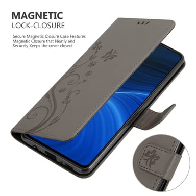 Realme X2 PRO / Oppo Reno Ace Plånboksfodral Skal (Grå)