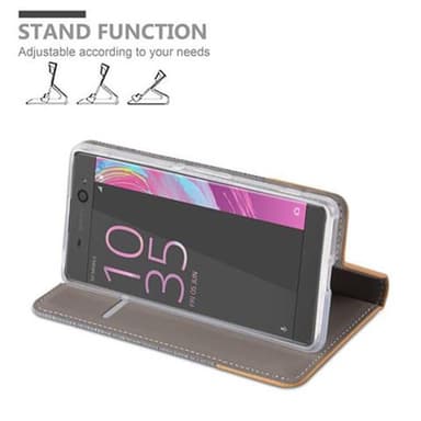 Sony Xperia XA Plånboksfodral Skal (Grå)