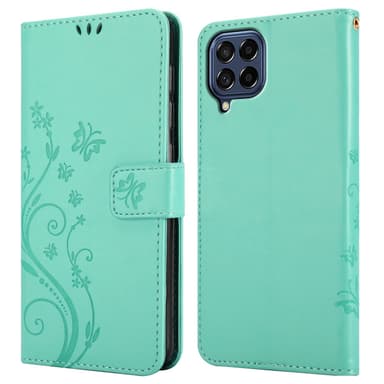 Samsung Galaxy M53 5G Plånboksfodral Skal (Turkos)