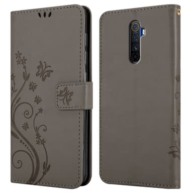 Realme X2 PRO / Oppo Reno Ace Plånboksfodral Skal (Grå)