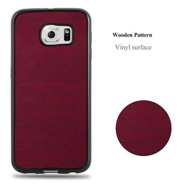 Samsung Galaxy S6 Skal Fodral Case (Röd)
