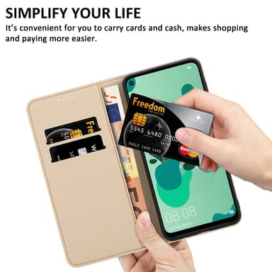 Huawei MATE 30 LITE Plånboksfodral Skal (Rosa)