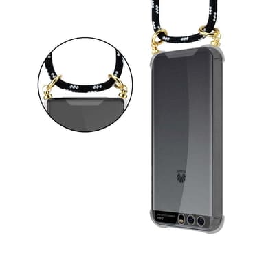 Huawei P10 Skal Fodral Kedja (Svart)