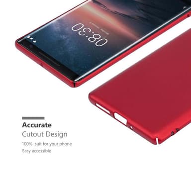 Nokia 8 Sirocco Skal Fodral Case (Röd)