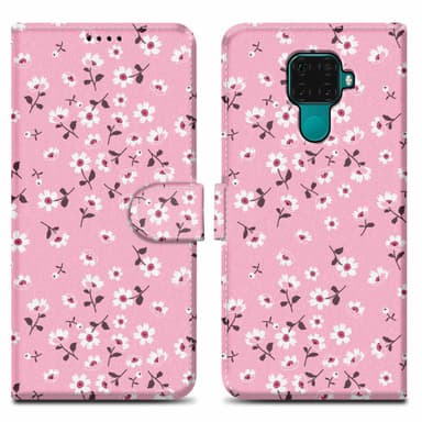 Huawei MATE 30 LITE Plånboksfodral Skal (Rosa)