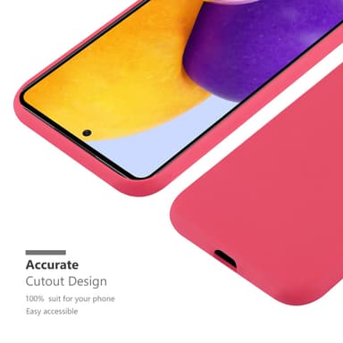 Skal Samsung Galaxy A73 5G Fodral Case (Röd)